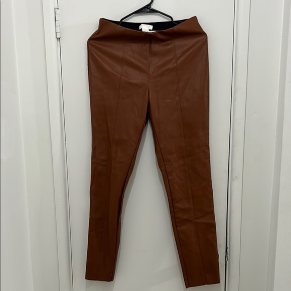 H&M Faux Leather Pants - Picture 1 of 3